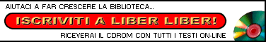 Aiutaci a portare avanti il progetto Manuzio: iscriviti a Liber Liber!